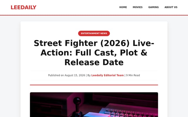 Screenshot of leedaily.com