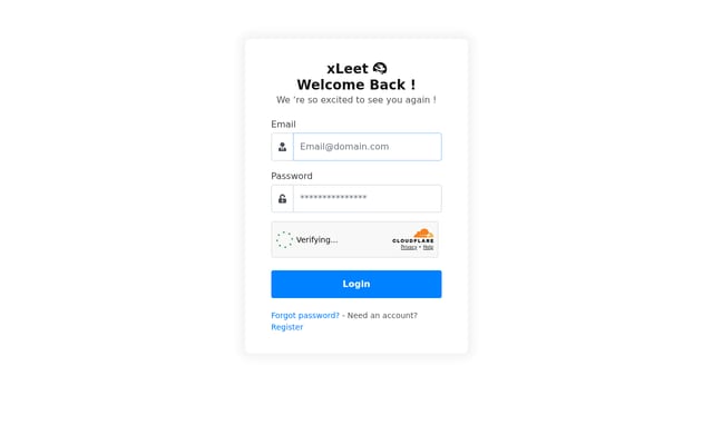 Screenshot of xleet.pw
