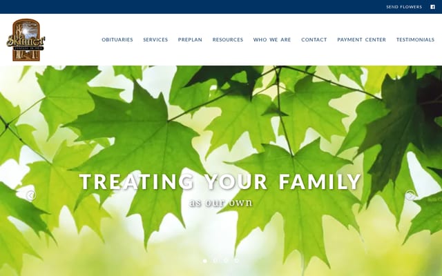 Screenshot of skinnerfh.com