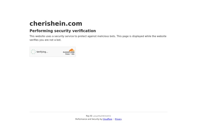 Screenshot of cherishein.com