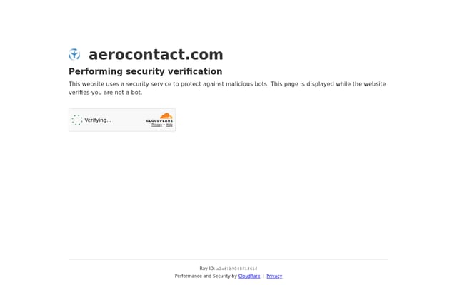 Screenshot of aerocontact.com