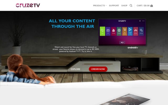 Screenshot of cruzetvhybrid.com