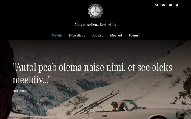 Screenshot of clubmb.ee