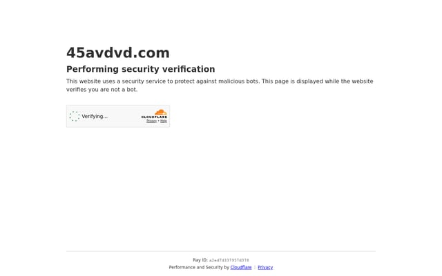 Screenshot of 45avdvd.com