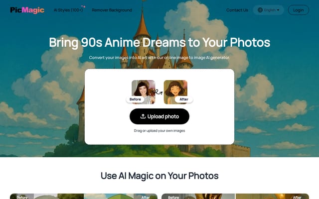 Screenshot of picmagic.co