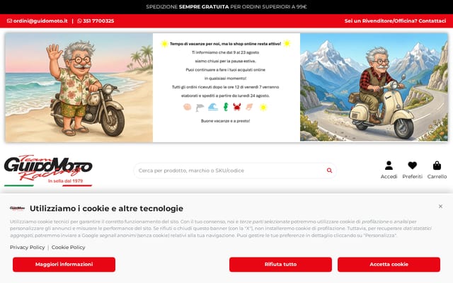 Screenshot of guidomoto.it