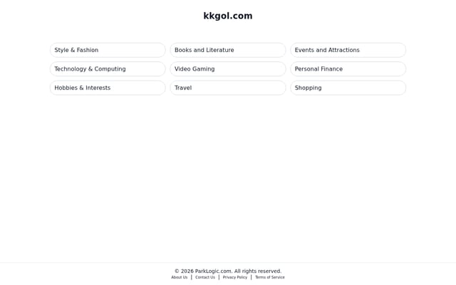 Screenshot of kkgol.com