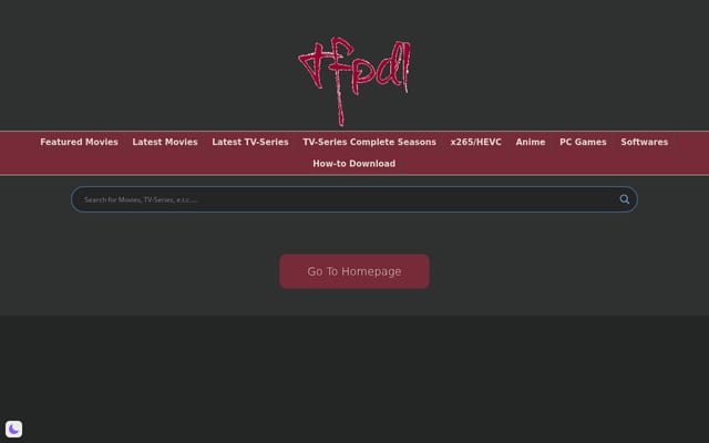 Screenshot of tfpdl.is
