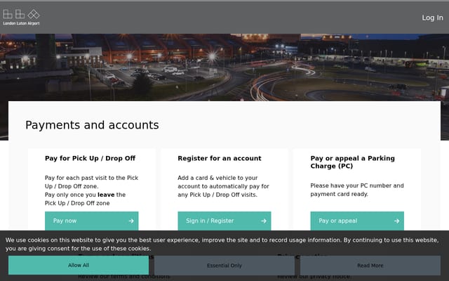 Screenshot of lla.info