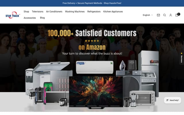 Screenshot of startrackworld.com