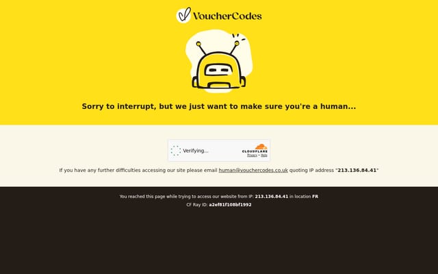 Screenshot of vouchercodes.co.uk