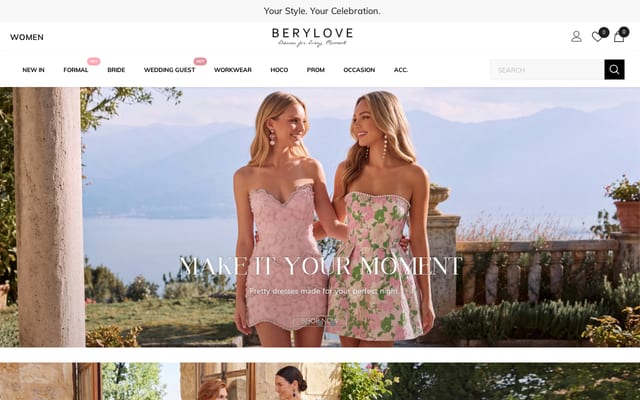 Screenshot of berylove.com