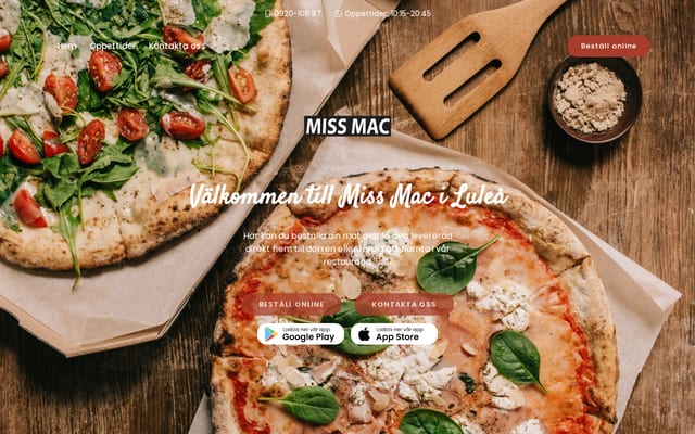 Screenshot of missmaclulea.se