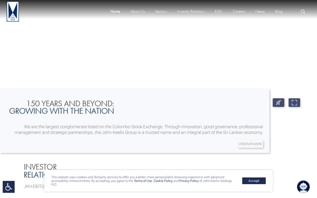 Screenshot of keells.com