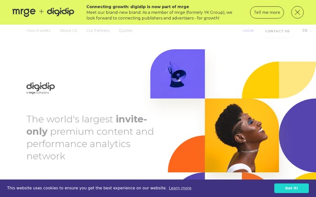 Screenshot of digidip.net