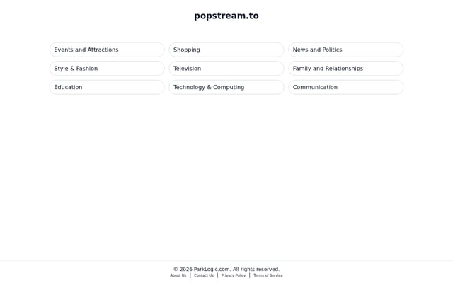 Screenshot of popstream.to