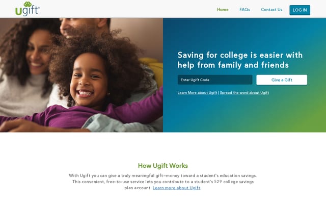 Screenshot of ugift529.com