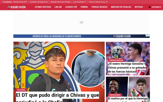 Screenshot of chivaspasion.com