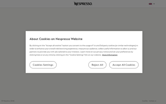 Screenshot of nespressopromotion.co.nz