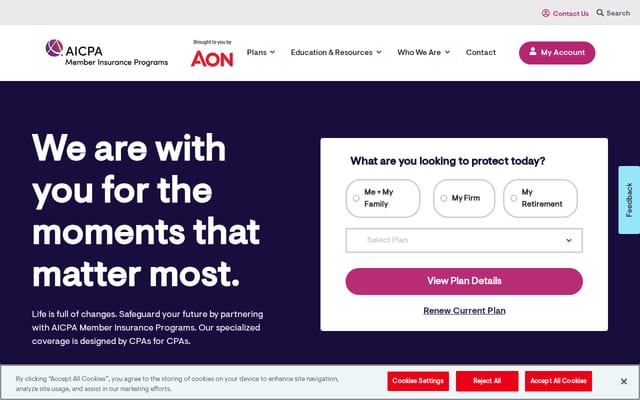 Screenshot of cpai.com