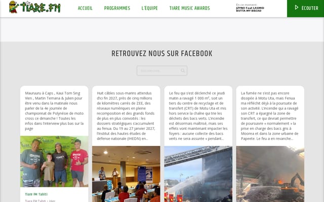 Screenshot of tiarefm.pf