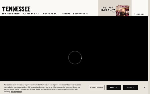 Screenshot of tnvacation.com