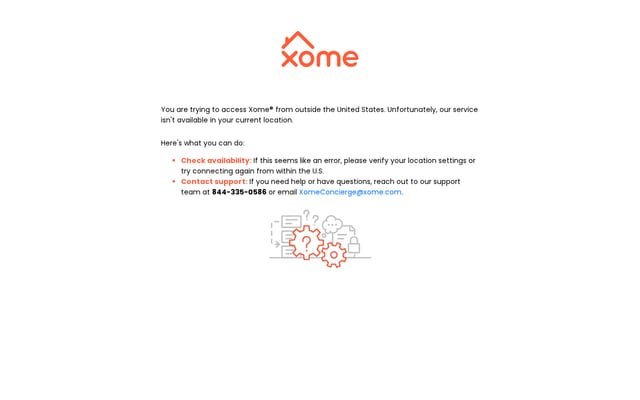 Screenshot of xome.com