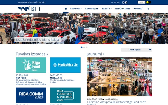 Screenshot of bt1.lv