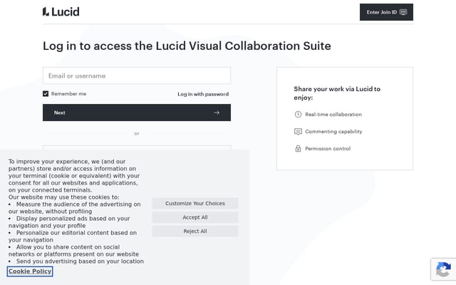 Screenshot of lucidapp.eu
