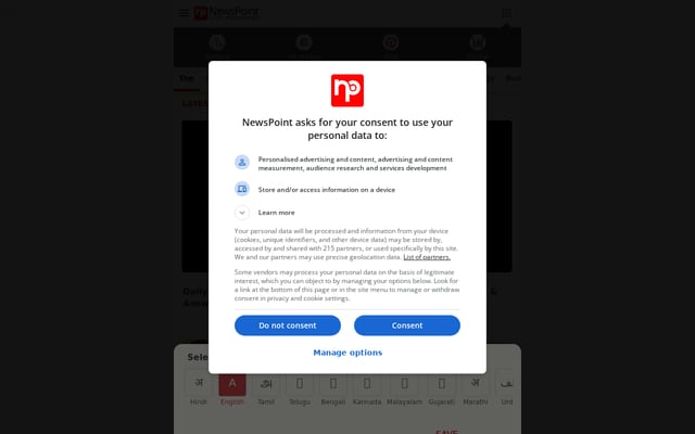Screenshot of newspointapp.com
