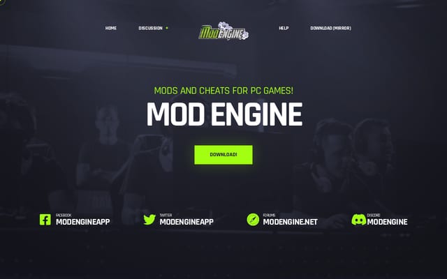 Screenshot of modengine.app