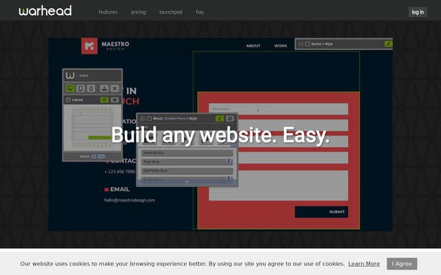 Screenshot of warhead.com