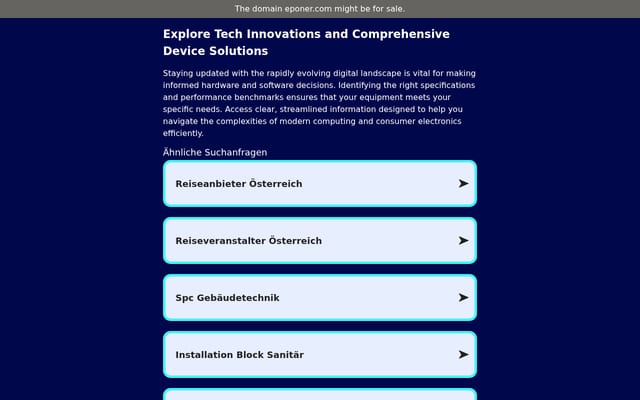 Screenshot of eponer.com
