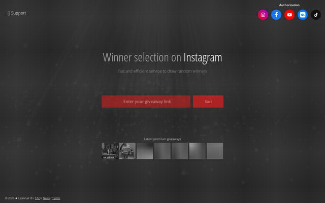 Screenshot of giveawation.com