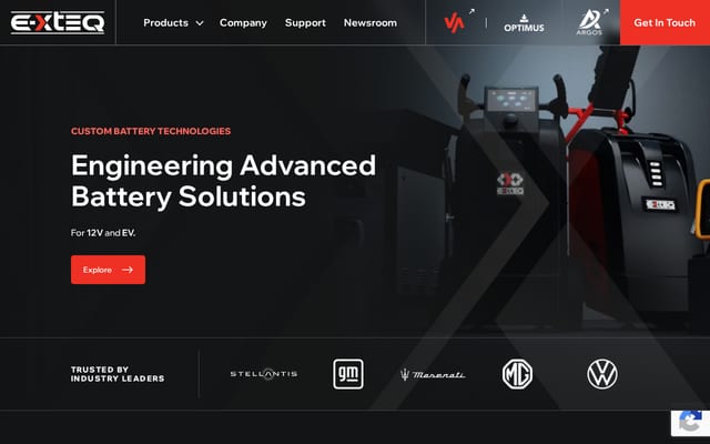 Screenshot of e-xteq.com