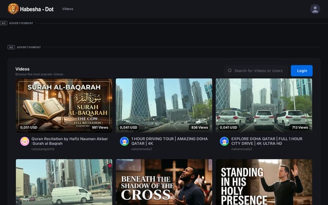 Screenshot of habeshadot.com