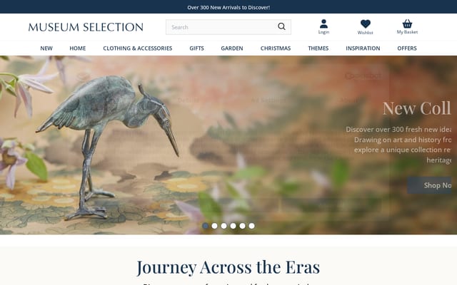 Screenshot of museumselection.co.uk