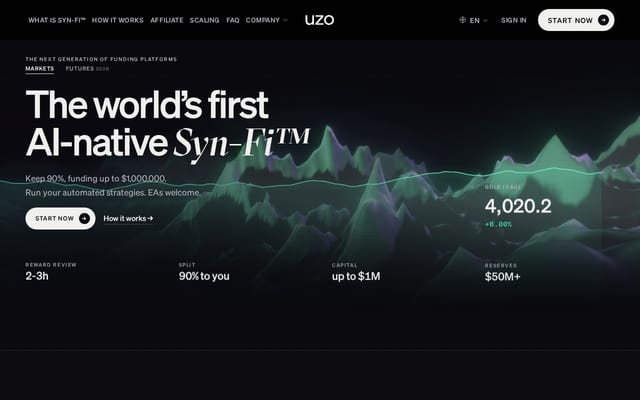 Screenshot of uzo.com