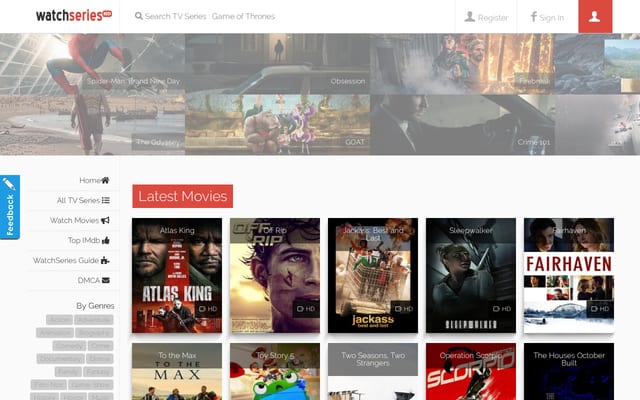 Screenshot of watchseriesfree.co