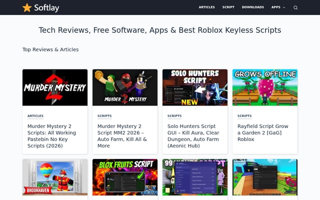Screenshot of softlay.net