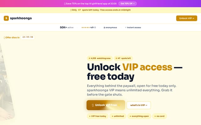 Screenshot of sparkhoonga.net