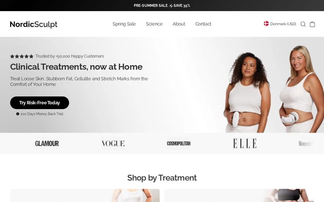 Screenshot of nordicsculpt.com