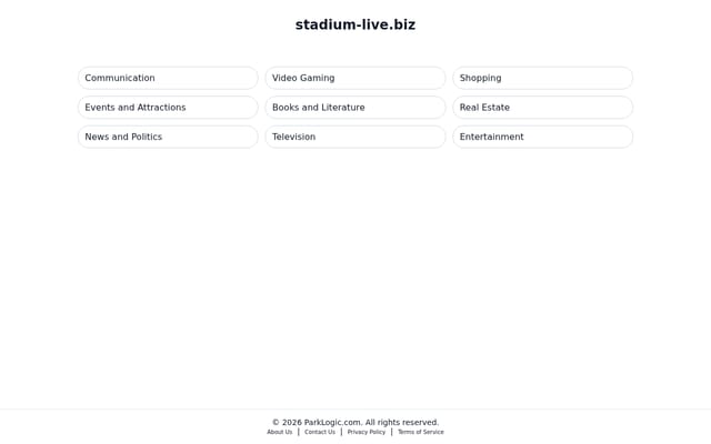Screenshot of stadium-live.biz