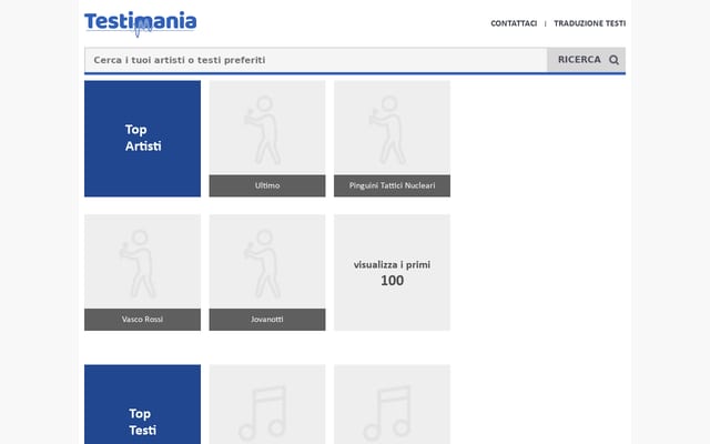 Screenshot of testimania.com