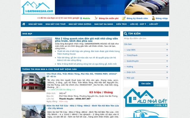 Screenshot of i-batdongsan.com