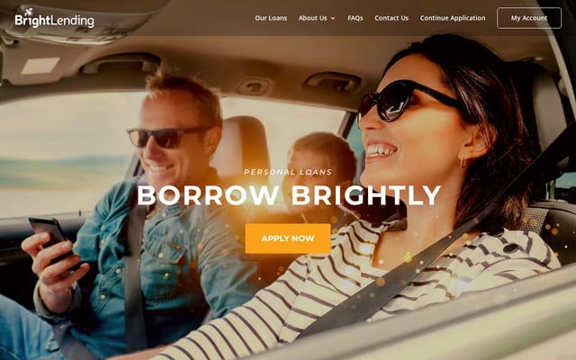 Screenshot of brightlending.com