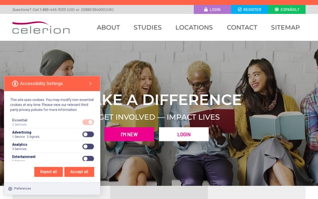 Screenshot of helpresearch.com