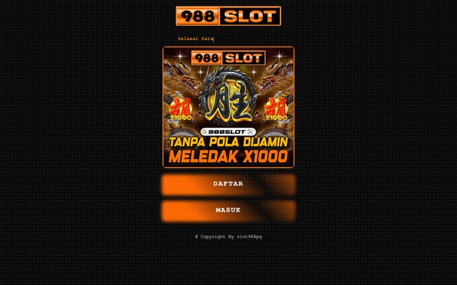 Screenshot of slot988pg.online