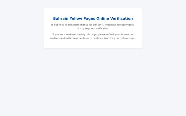 Screenshot of bahrainyellowpagesonline.com