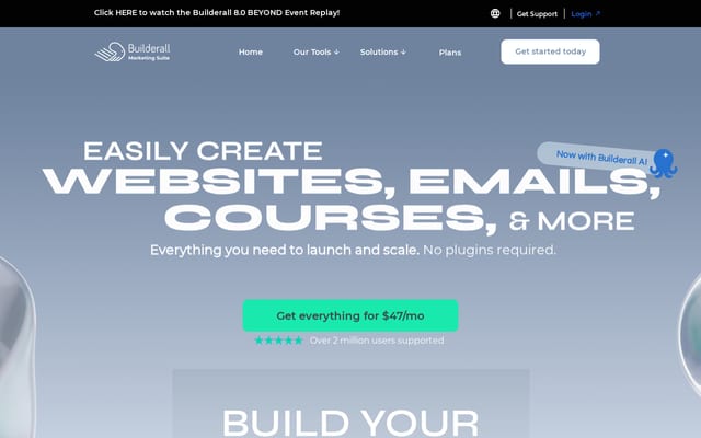 Screenshot of builderall.com